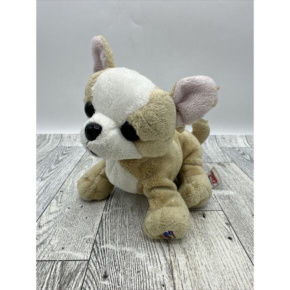 Ganz Webkinz Chihuahua Dog Plush Stuffed Animal Toy No Code 7" Long - Picture 1 of 6